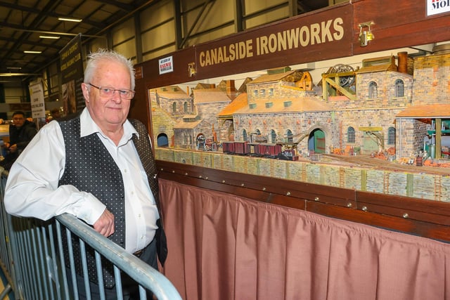 David Atkinson from Penrith with his 1920s layout Canalside Ironworks