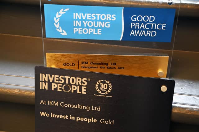 IKM's gold accreditation from Investors in People