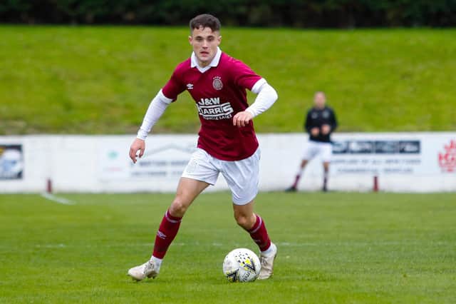 Mark Stowe (pictured) has been praised by Linlithgow Rose boss Gordon Herd for having scored 21 times already this season