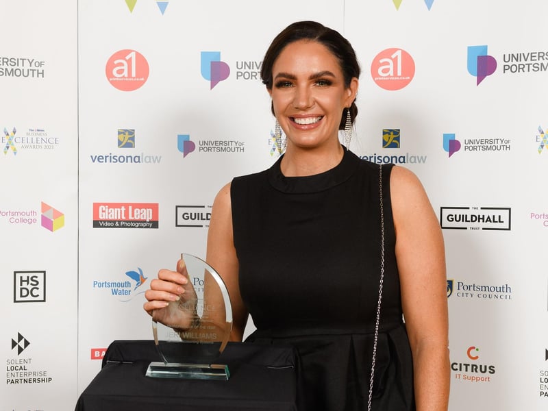 The News Business Excellence Awards 2021 Pictured is: Jeri Williams of Smooth Accounting winner of the Entrepreneur of the Year.  Picture: Keith Woodland (080721-13)