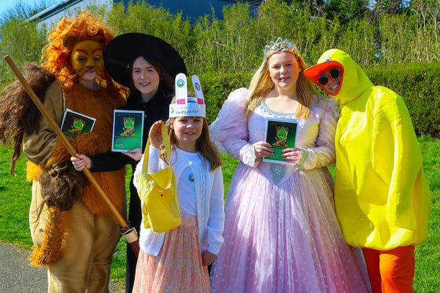 The cast of Young Portonian Theatre Company's Wizard of Oz were on hand to add a little magic to the day
