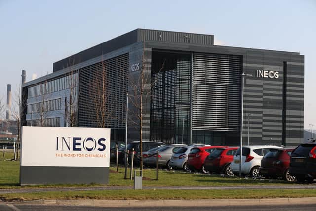 Ineos has donated 3000 bottles of hand sanitiser to Falkirk Council for distribution among local care facilities