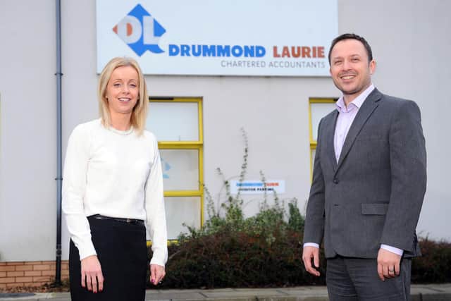 Julie McVicar and Greig Brown have both been promoted to directors with the firm.  Picture: Michael Gillen.
