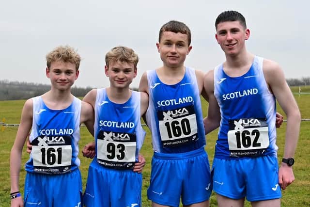Vics’ MacMillan duo with team-mates Angus and Billy (Photo: Neil Renton)