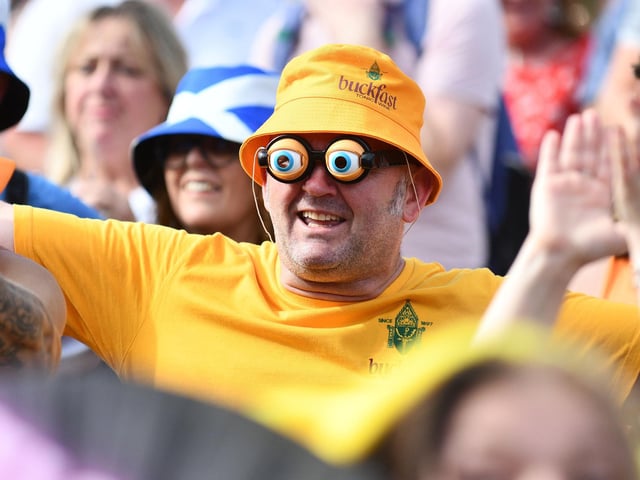Someone's enjoying themselves.