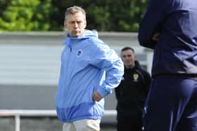 Bo'ness United boss Max Christie doesn't agree with the league shake-up (Photo: Alan Murray)