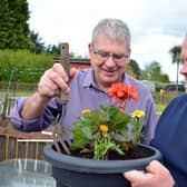 Mears support worker Alex Bryson with a client