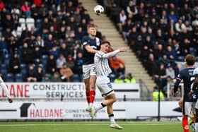 Dundee defender Luke Graham in action for Falkirk (Photo: Michael Gillen)