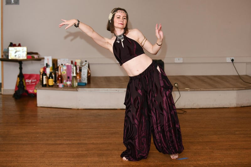 Lisa O'Hare performs her Tribal Fusion routine.