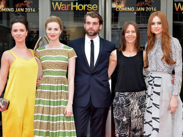 Karen Gillan at the Edinburgh International Film Festival with the cast of Not Another Happy Ending