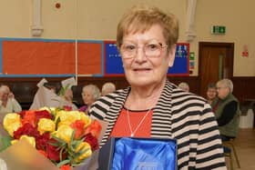 Betty Glen has added another award to the CVS Falkirk & District Panel's Choice award she received last month. Pic: Michael Gillen