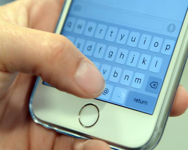 Patients and others attending Forth Valley Royal Hospital report struggling to get a mobile phone signal. Pic: Contributed