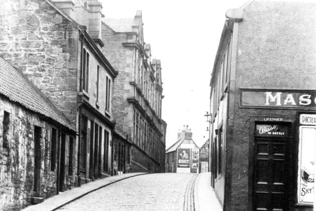 Looking up Silver Row with St Francis School on the left middle.