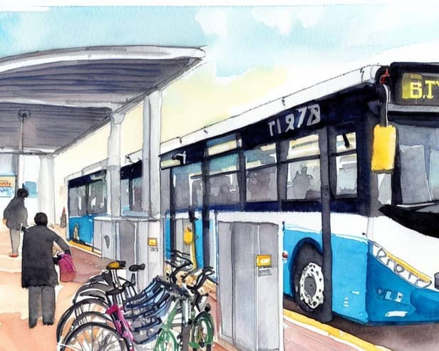 An artist's impression of one of the proposed transport interchanges. Image: Contributed