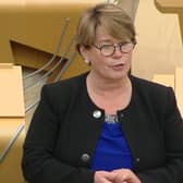 Falkirk East MSP Michelle Thomson gave her first speech at Holyrood last week