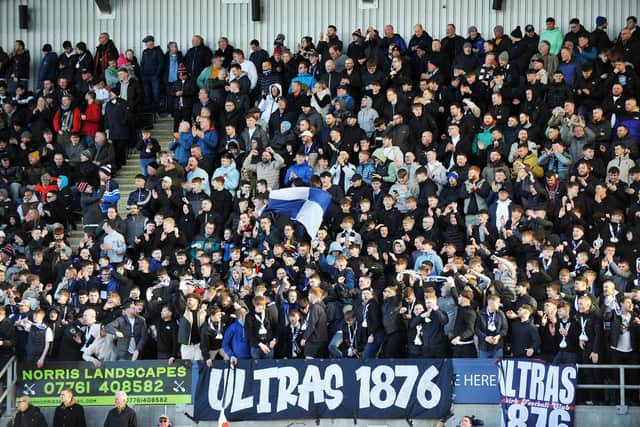 The Falkirk support have backed the team to the hilt over the past five campaigns despite watching their team play in League One throughout one of the darkest periods in the Bairns’ history (Photo: Michael Gillen)