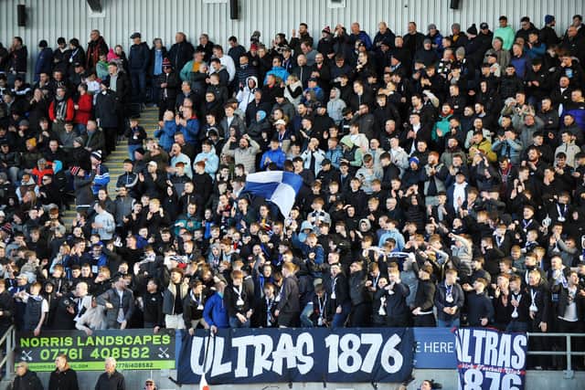 The Falkirk support have backed the team to the hilt over the past five campaigns despite watching their team play in League One throughout one of the darkest periods in the Bairns’ history (Photo: Michael Gillen)