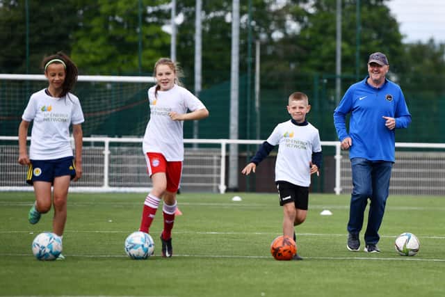 Little Kerse hosts a number of local footballing initiatives