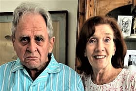 Syvester McCoy as Christopher and Linda Marlowe as Alice in Apartness at the Edinburgh Fringe