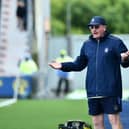29-07-2023. Picture Michael Gillen. FALKIRK. Falkirk Stadium. Falkirk FC v Peterhead FC. Season 2023 - 2024.Viaplay Cup Group B. Scottish League Cup.:Falkirk v Peterhead (Photo: Michael Gillen)