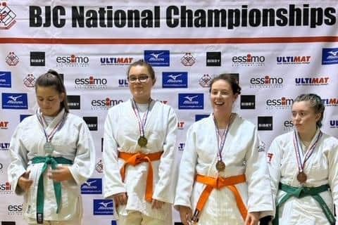 Lucy Hunter takes gold at the British Judo Council national championships