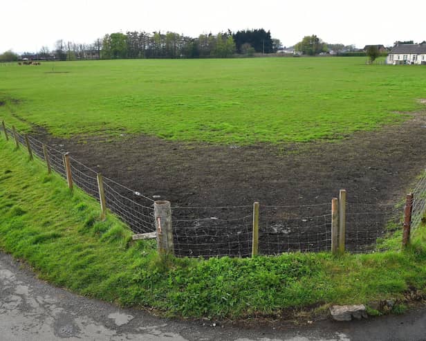 Taylor Wimpey had hoped to build 150 homes on the farm land in Carronshore.   Pic: Michael Gillen