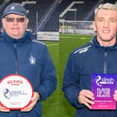 Falkirk duo John McGlynn and Callumn Morrison have both picked up the monthly SPFL cinch League One awards (Pictures by Ian Sneddon)
