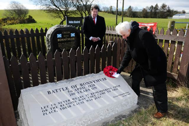 Provost Billy Buchanan (right) with Councillor Robert Bissett (left) (Pic: Michael Gillen)