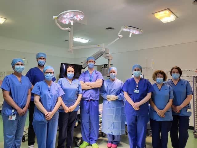 The theatre teams at Falkirk Community Hospital are now able to carry out more cataract operations in a day, helping to improve waiting times for patients.