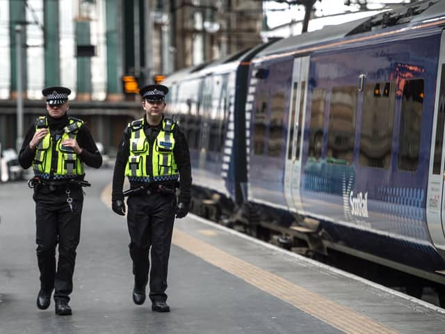Additional British Transport Police officers will be deployed across Angus and Dundee this weekend to help cope with the football traffic expected on Scotrail services (Photo: John Devlin)