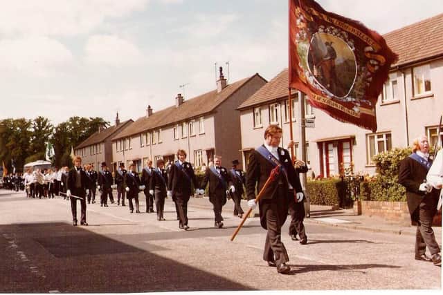 The Colliers on their annual march
