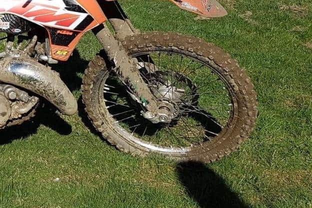 Police are looking to trace two illegal dirt bikers who have been causing annoyance in the Bainsford, Carron and Stenhousemuir areas