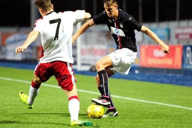 Liam Henderson back in his first spell at the Bairns (Picture: Michael Gillen)