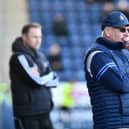 Falkirk boss John McGlynn on the touchline (Pictures by Michael Gillen)
