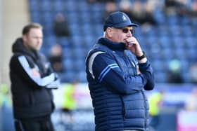 Falkirk boss John McGlynn on the touchline (Pictures by Michael Gillen)