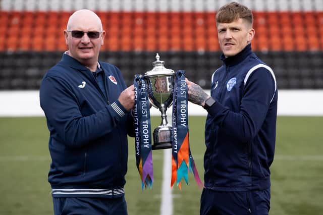 John McGlynn and Willie Gibson pictured in the build-up to last season's Challenge Cup final, won by McGlynn's Raith Rovers (Pic by Alan Harvey/SNS Group)
