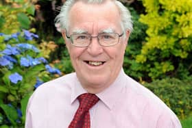 Falkirk Herald gardening guru Sandy Simpson has suffered a serious heart attack