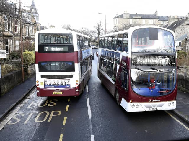 Pic Lisa Ferguson. Lothian bus stock