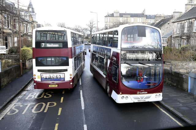 Pic Lisa Ferguson. Lothian bus stock