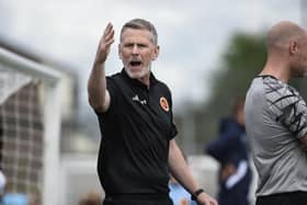 Stenhousemuir boss Gary Naysmith says his side can’t let their guard down after an impressive league start (Photo: Alan Murray)