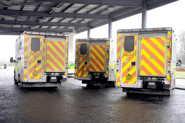 Waiting times at Forth Valley Royal Hospital's A&E department fell short of the Scottish Government's target for the week ending July 4. Picture: Michael Gillen.
