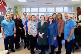 Staff in the new Diabetes Hub in Falkirk Community Hospital. Pic: Contributed