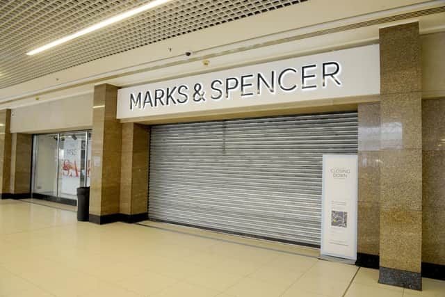 The M&S entrance into the Howgate closed in August 2018