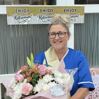 Nurse Violet retires after a lifetime working at Strathcarron Hospice