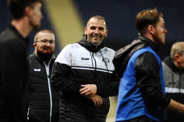 East Stirlingshire manager Derek Ure. Picture by Michael Gillen