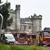 Four fire appliances remain at the former Airth Castle Hotel following a fire in the early hours of this morning.  (Pics: Michael Gillen)