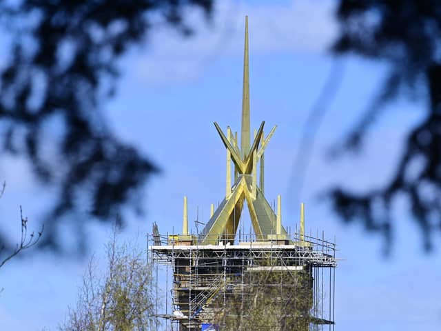 Restoration of the Crown of Thorns at St Michael's Parish Church is almost complete.