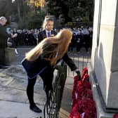 Wreaths will once again be laid at the Cenotaph in Camelon Road, Falkirk and around the district