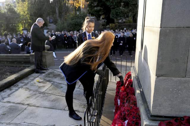 Wreaths will once again be laid at the Cenotaph in Camelon Road, Falkirk and around the district