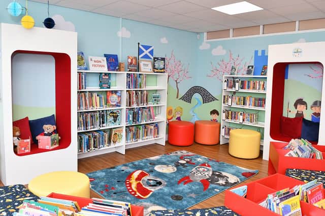 The school had received funding for the new library last year.